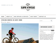 Tablet Screenshot of lifecyclesbikeshop.com